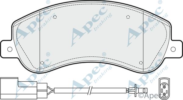 APEC BRAKING Jarrupala, levyjarru PAD1475